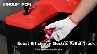 メンテナンスフリーの大容量バッテリーを搭載した EPT15Q EPT20Q EPT30Q 電動パレット トラックのデモを見る