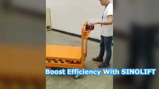 見る: SINOLIFT ESF マテリアルハンドリングショーケース用電動シザーリフトテーブル