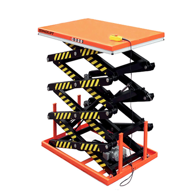 SINOLIFT HW Series Heavy Duty Design Indoor Source Stationary Hydraulic Scissor Electric Lift Tables Scissor Lifting Pla
