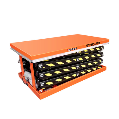 SINOLIFT HW Series Heavy Duty Design Indoor Source Stationary Hydraulic Scissor Electric Lift Tables Scissor Lifting Pla