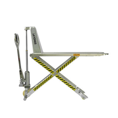 Sinolift Stainless Steel High Lift Hydraulic Pallet Truck HLT15S-II for Corrosion-Resistant Material Handling