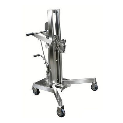 DTF450S Stainless Steel Hydraulic Drum Truck