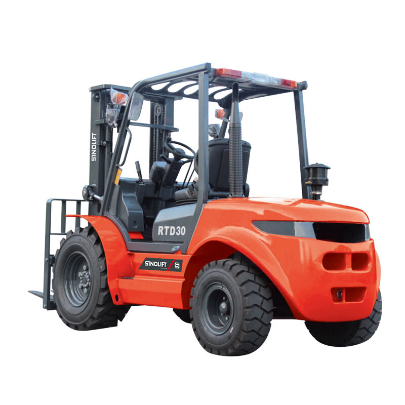 RTD30-X35 and RTD35-X35 2WD Rough Terrain Forklift for Cost Effective and Powerful Performance on Uneven Ground
