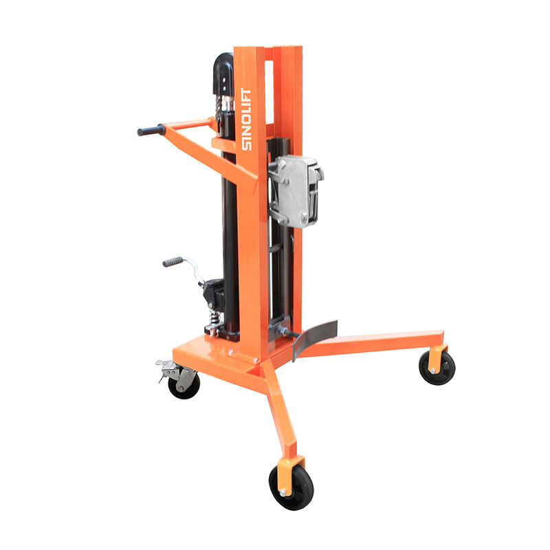 DTF450B Manual Hydraulic Drum Truck with Weighing System